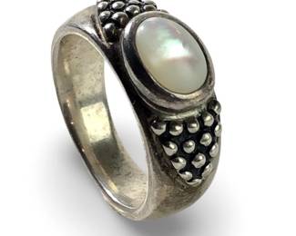 Joseph Esposito MOP Sterling Silver Ring
