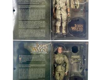 2 John Wayne Signature Military Figures Boxed
