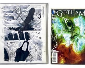 "Gotham by Midnight" Pg 14 Art & Issue #5 Comic
