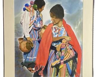 Signed Harwood Smith Watercolor on Paper
