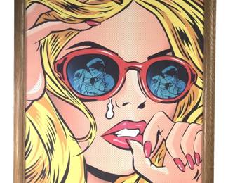 Roy Lichtenstein Crying Woman Sunglasses Serigraph
