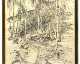 Signed Michèle Feltrin Lithograph
