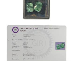 20.5CT Cushion Cut Loose Tourmaline Gemstone
