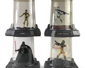 (4) Star Wars Titanium Series Die Cast Figures

