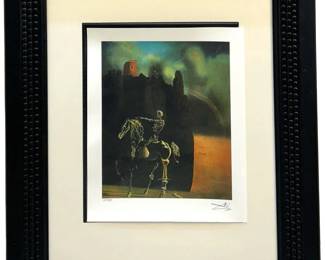 Salvador Dali “Horseman of Death" Lithograph
