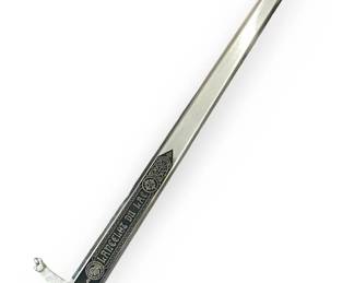 Lancelot Du Lac Sword with Heraldic Design
