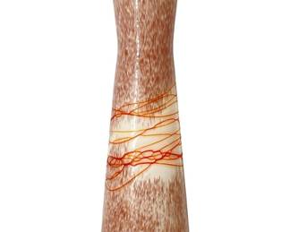 Marbled Pink Art Glass Vase
