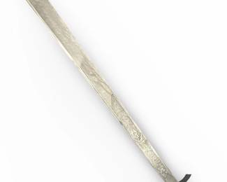 Vintage Decorative Etched Blade Fantasy Sword
