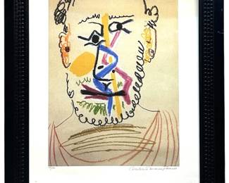 Picasso “Half Bald Man with Beard" Lithograph
