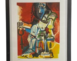 "Sitting Figure" by Pablo Picasso Print 4/500
