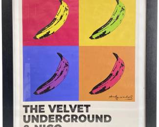 Andy Warhol Print "The Velvet Underground & Nico,"
