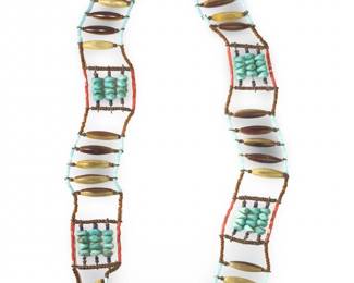 Vintage Native American Cleopatra Bead Necklace
