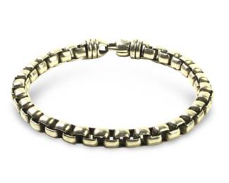 Heavy David Yurman Sterling Silver Link Bracelet
