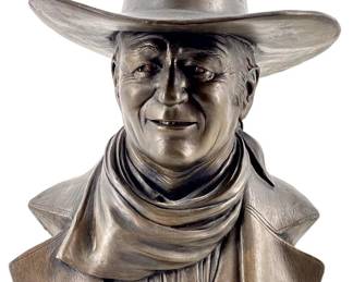 Bronze John Wayne Bust
