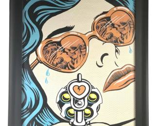 Roy Lichtenstein Revolver Sunglasses Serigraph
