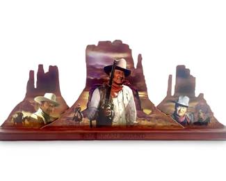 John Wayne Bradford Exchange Wall Display
