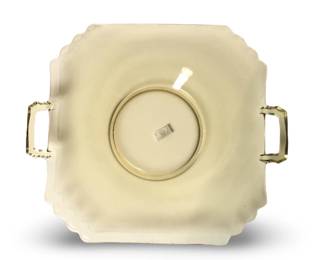 Vintage Fastoria Yellow Handled Bon Bon Dish
