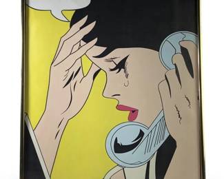 Roy Lichtenstein Crying Woman Just Send Chocolate
