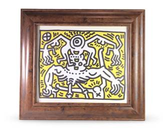 Keith Haring Abstract Pop Shop Serigraph
