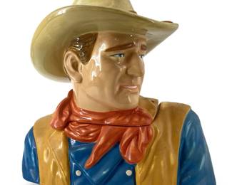 Limited Edition John Wayne Porcelain Cookie Jar
