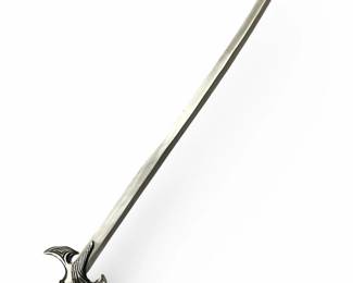 Fantasy Curved Blade Decorative Sword
