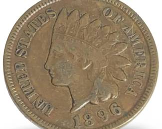 1896 Indian Head 1¢ Wheat Penny
