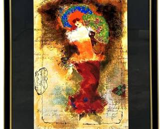 Wissotzky & Galtchansky “Spring Siesta" Lithograph
