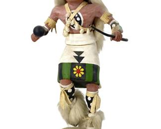 Hopi Clinton Polychrome Painted Tewa Kachina
