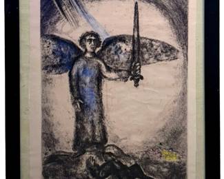 Vintage Marc Chagall Print on Canvas
