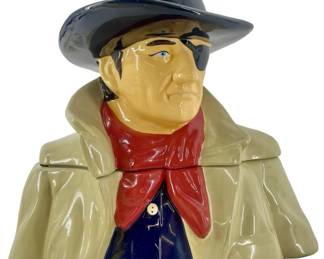 Ceramic John Wayne Cookie Jar
