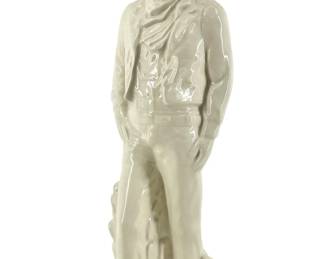 Ceramic G.C. Choi John Wayne Sculpture
