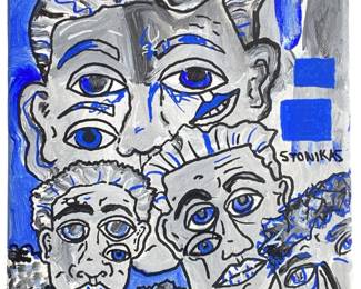 Signed James Stonikas “3rd Eyed politicians"
