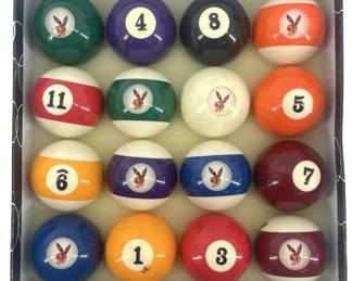 16pc Playboy Pool Ball Set
