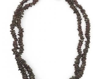 Rita Frascione Florence Garnet Chip Bead Necklace

