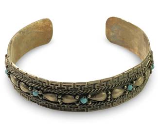 Native American Sterling Silver Cuff Bracelet
