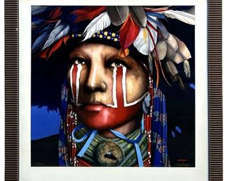 AP Signed J.D. Challenger “The Sacred Ways" Print
