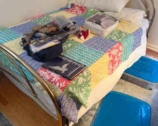 Brass bed