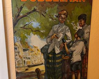 Vintage Indonesian Tobacco Advertising Steel Sign 