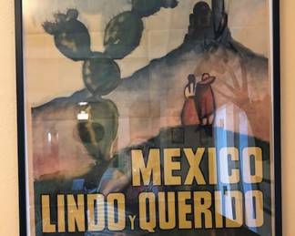 1961 Film Poster "Mexico Lindo y Querido" (Mexico Beautiful and Beloved)