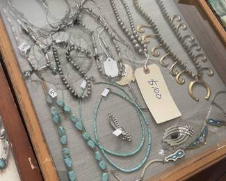 Turquoise and sterling - removed at night 