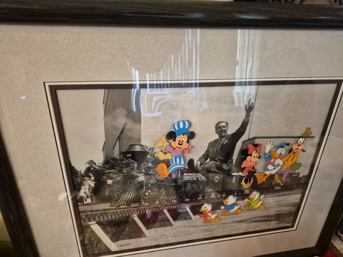 Walt Disney framed piece 