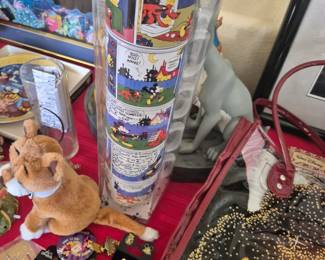 Disney pins ,plush ,bag tags