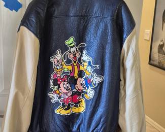 Disney leather jacket 