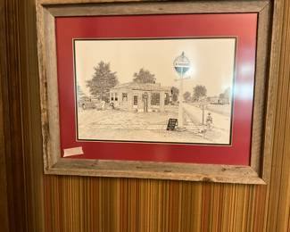 Room off kitchen - framed picture 