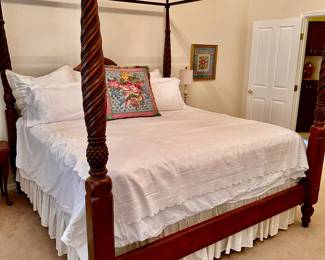 Ethan Allen King Size Canopy Bed
King Size Mattress 