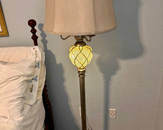 Vintage Mercury Glass Floor Lamp