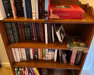 Nice book stand 
Bunch of Books