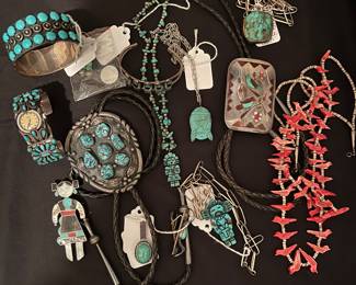 Turquoise and Sterling  Jewelry 