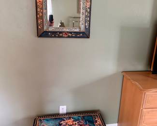 Seaward painted SteamerTrunk
Fabulous Funky Hand painted Mirror 