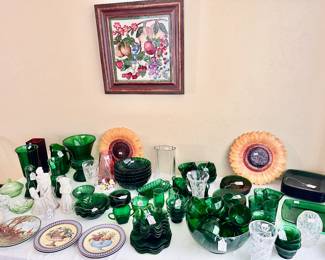 Anchor Hocking and other glassware 